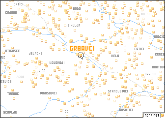map of Grbavci