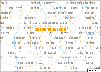 map of Greabănu de Jos