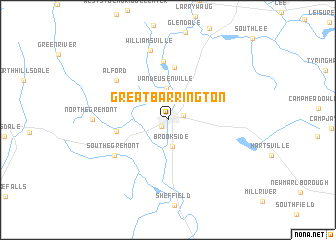 map of Great Barrington