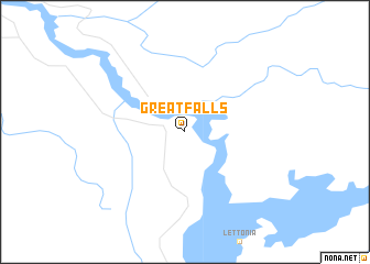 map of Great Falls