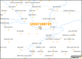 map of Great Habton