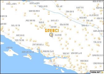map of Grebci