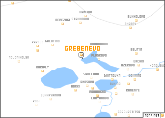 map of Grebenëvo