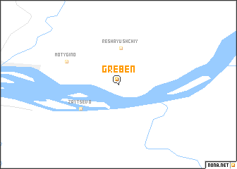 map of Greben\