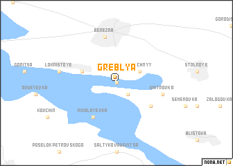 map of Greblya