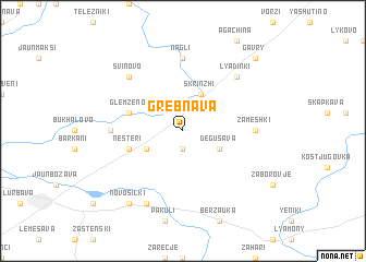 map of Grebnava