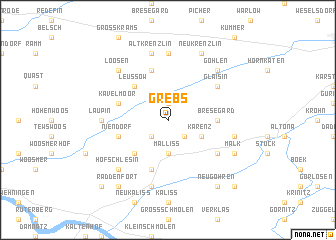 map of Grebs