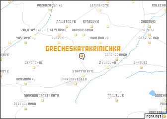 map of Grecheskaya Krinichka