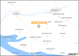 map of Grechkino