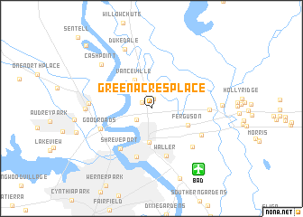 map of Greenacres Place