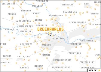 map of Greenawalds