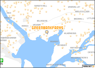 map of Greenbank Farms