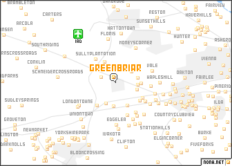 map of Greenbriar