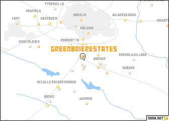map of Greenbrier Estates