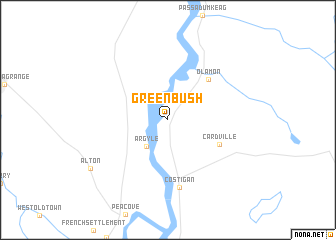 map of Greenbush