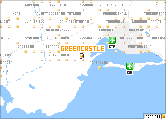 map of Greencastle