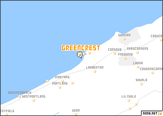 map of Greencrest