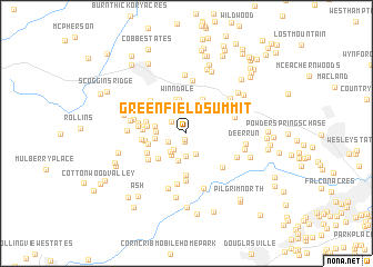 map of Greenfield Summit