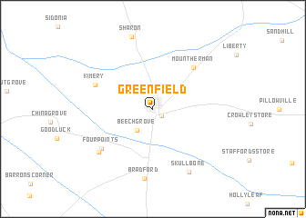 map of Greenfield