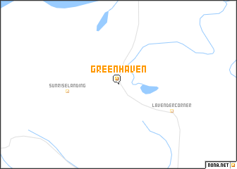 map of Green Haven