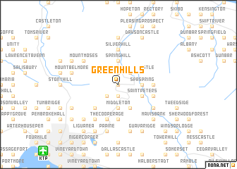 map of Green Hills