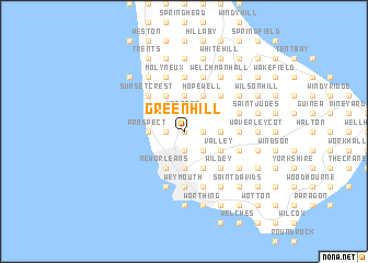 map of Green Hill