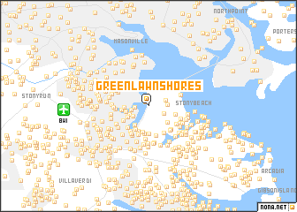 map of Greenlawn Shores