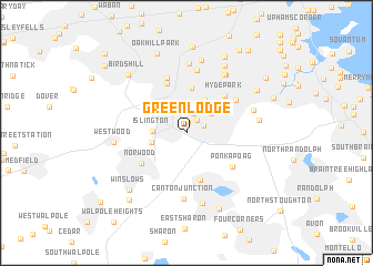 map of Greenlodge