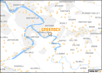 map of Greenock