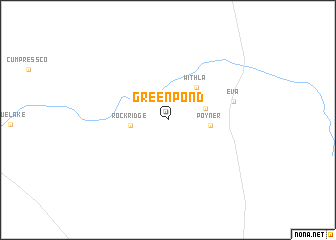 map of Green Pond