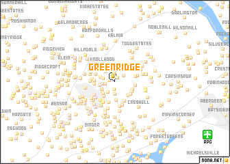 map of Green Ridge