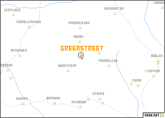 map of Green Street