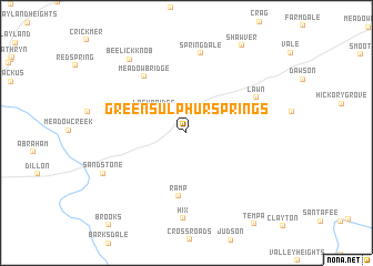 map of Green Sulphur Springs