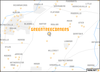 map of Greentree Corners