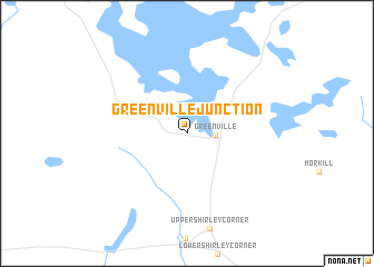 map of Greenville Junction