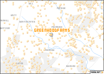map of Greenwood Farms