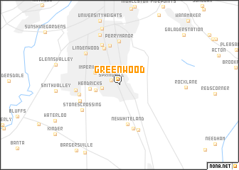 map of Greenwood