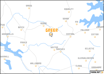 map of Greer