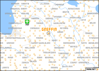 map of Gréffin