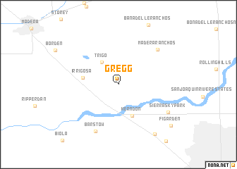 map of Gregg