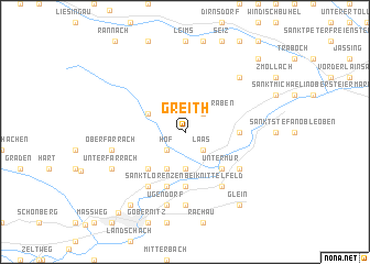 map of Greith