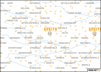 map of Greith