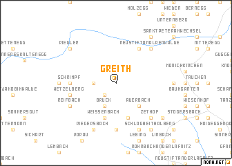 map of Greith