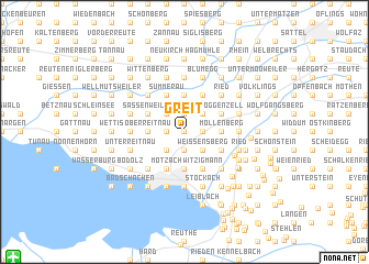 map of Greit