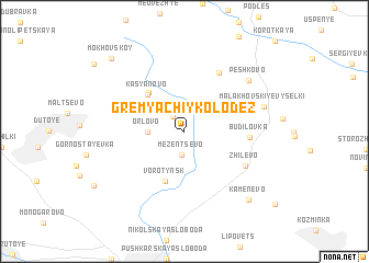 map of Gremyachiy Kolodez\
