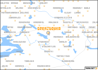 map of Gremzdówka