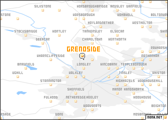 map of Grenoside