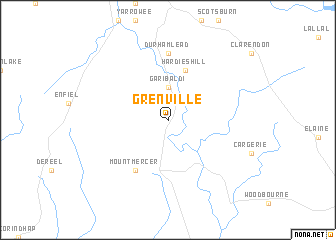 map of Grenville