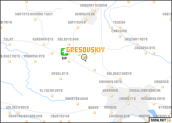 map of Gresovskiy