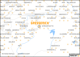map of Gressenich